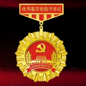 2015年10月設(shè)計(jì)制作　安康市委表彰優(yōu)秀共產(chǎn)黨員功勛章設(shè)計(jì)制作