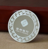 慶祝贛州銀行吉安分行開業(yè)慶典成立銀質(zhì)紀念章